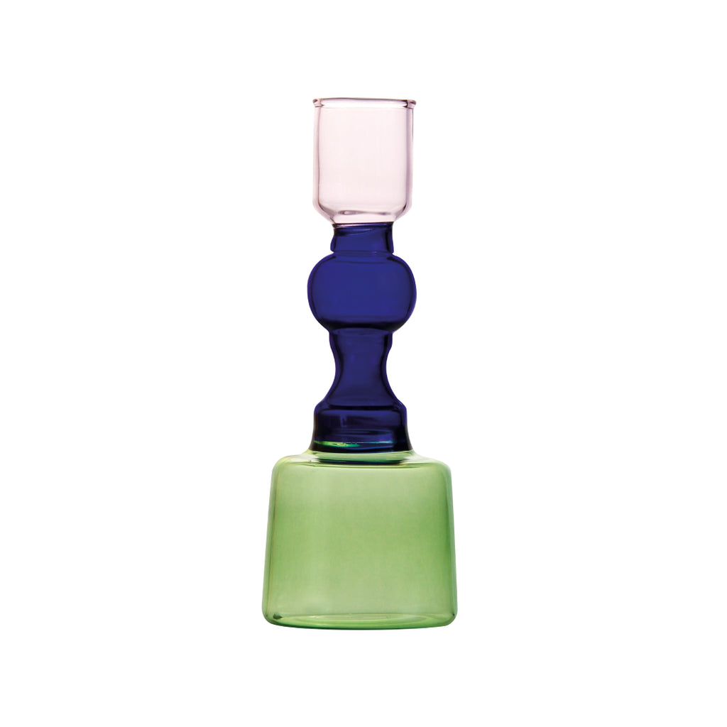 Tricolor Small Candle Holder