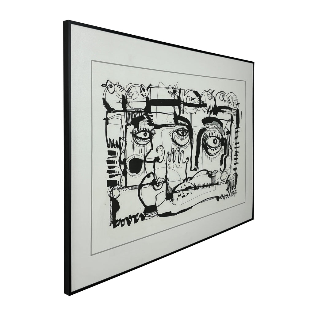 WALL EYE ART FRAMED PRINT 140x103 CM