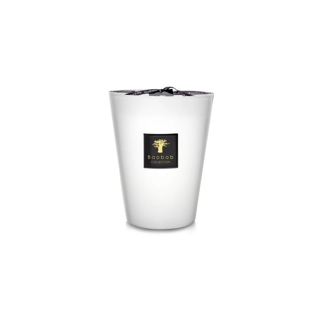  Pierre de Lune large white candle 