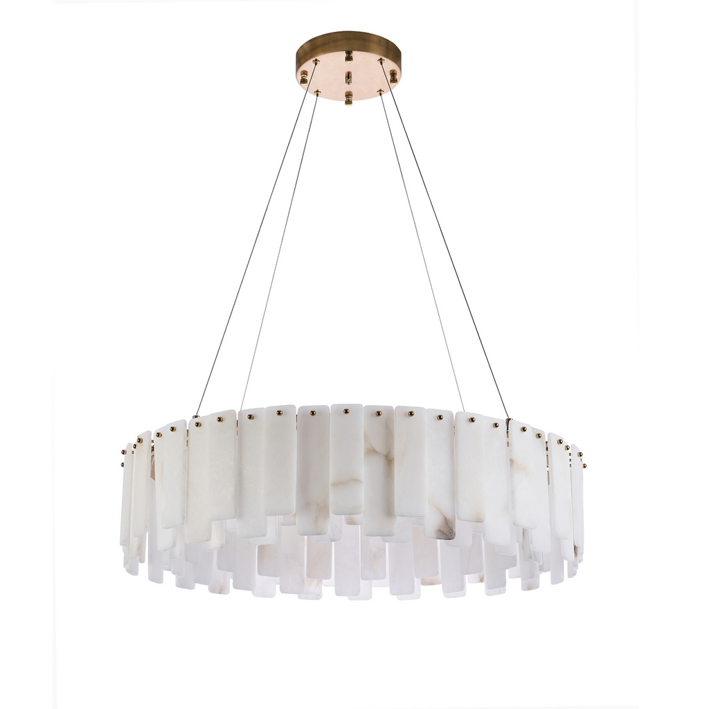  Big white chandelier lamp