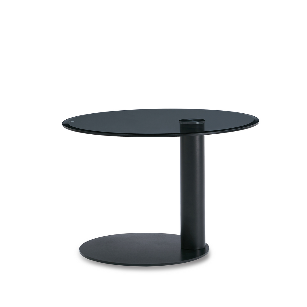 Rocca tempered glass side table