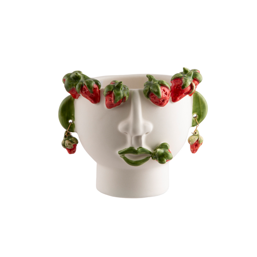 Fragraria Small Head Strawberries With Earrings