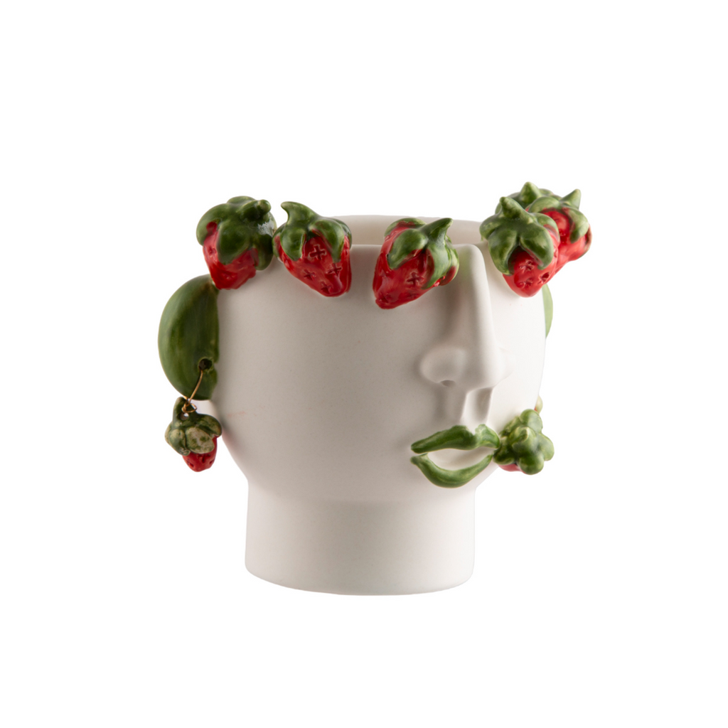 Fragraria Small Head Strawberries With Earrings