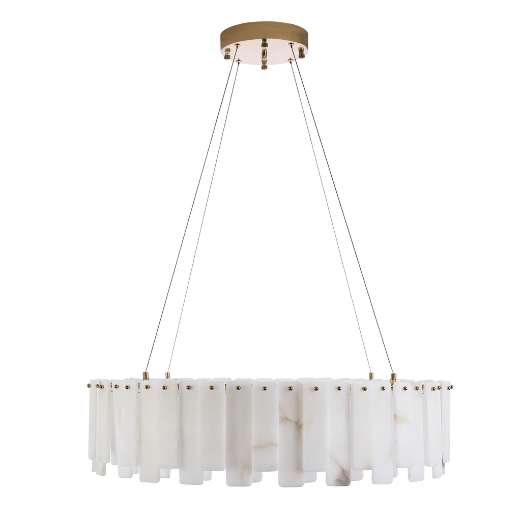 white chandelier lamp