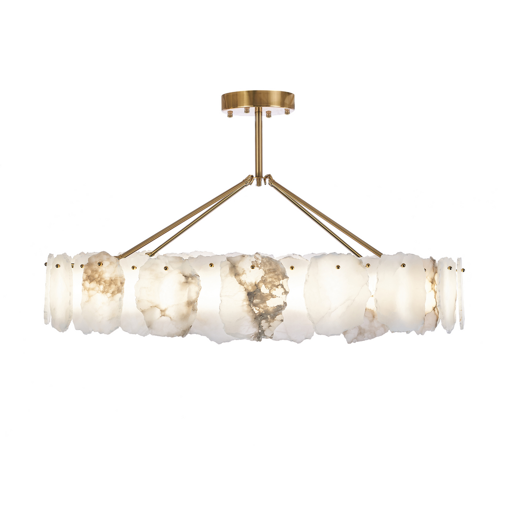  natural marble Big Ceiling Lamp