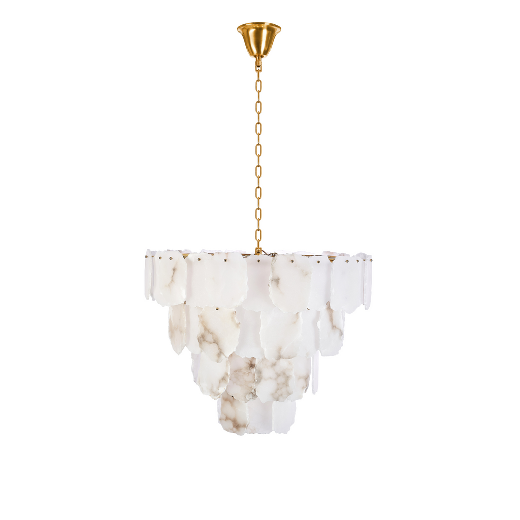 natural marble Big Ceiling Lamp