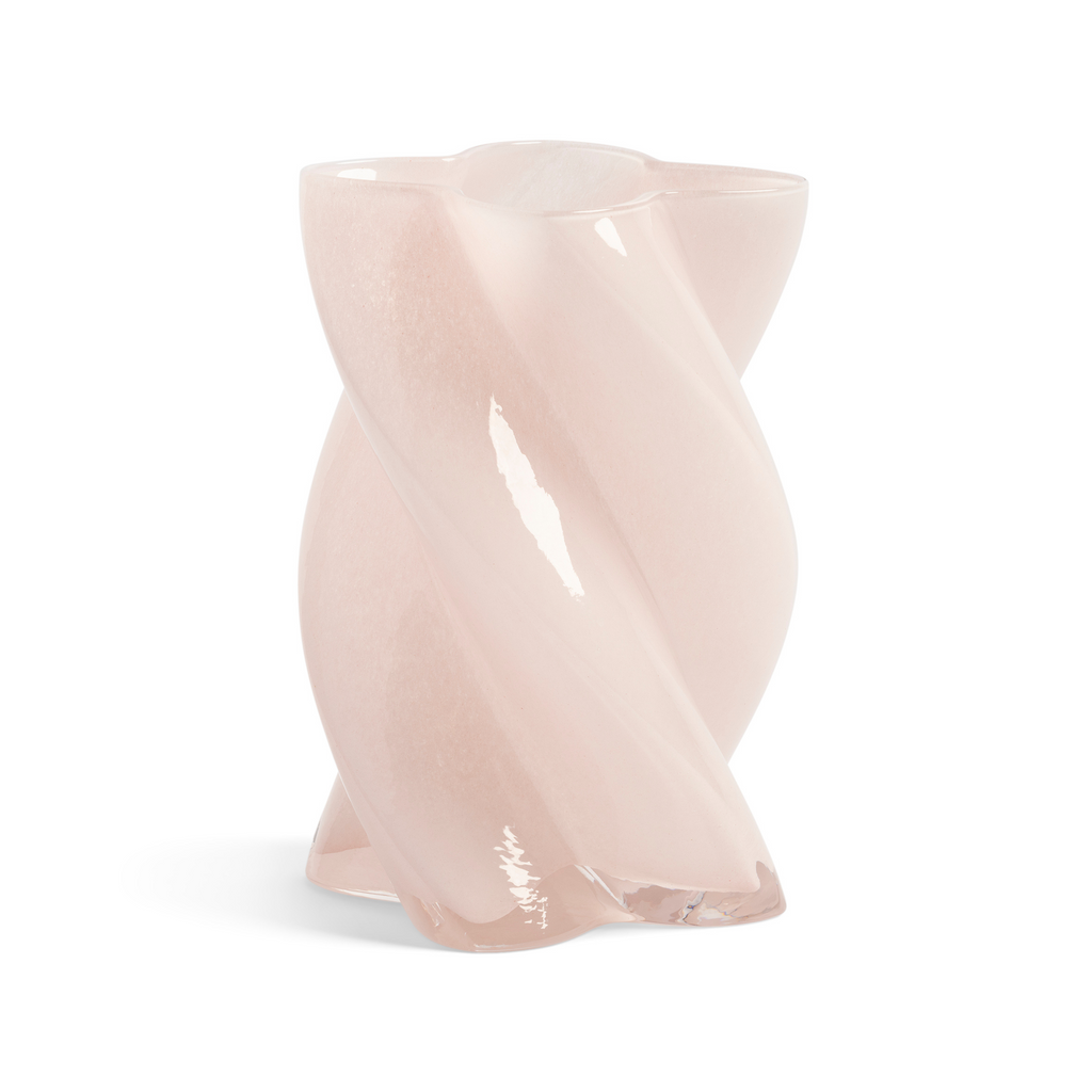 Marshmallow Opaque Pink Vase