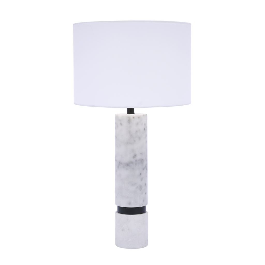 White Marble Table Lamp